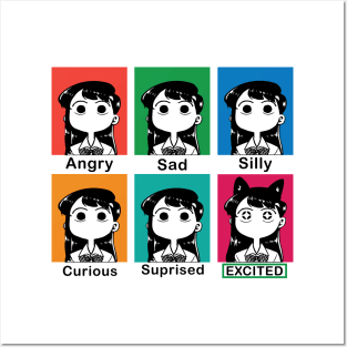 Komi-san Mood Posters and Art